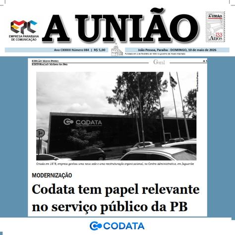 Tecnologia que transforma vidas reportagem destaca papel estratégico da CODATA na Paraíba